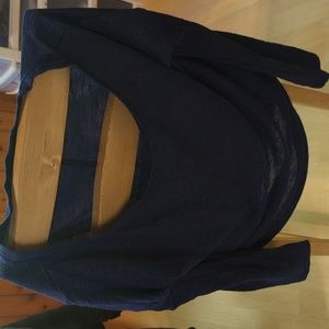 Kismet sweater in dark blue size small